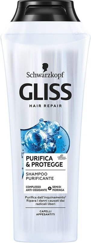 Schwarzkopf gliss shampoo purifica & protegge 250 ml