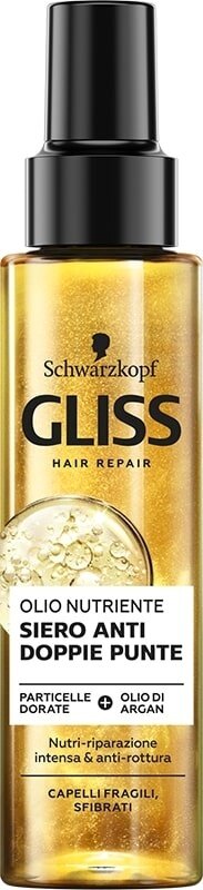 Schwarzkopf gliss siero olio nutriente anti doppie punte 100 ml