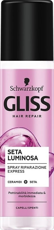 Schwarzkopf gliss spray riparatore express seta luminosa 200 ml