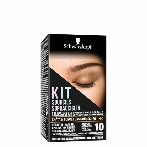 Schwarzkopf Kit Sopracciglia Castano Scuro 4-1