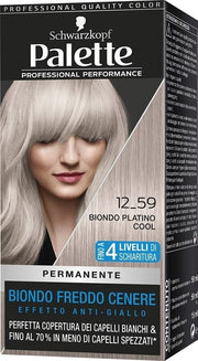 Schwarzkopf palette professional performance cool blonds tonalita' 12-59 170 g