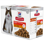 Science plan feline perfect digestion adult 1+ chicken 85 g x 12 pezzi