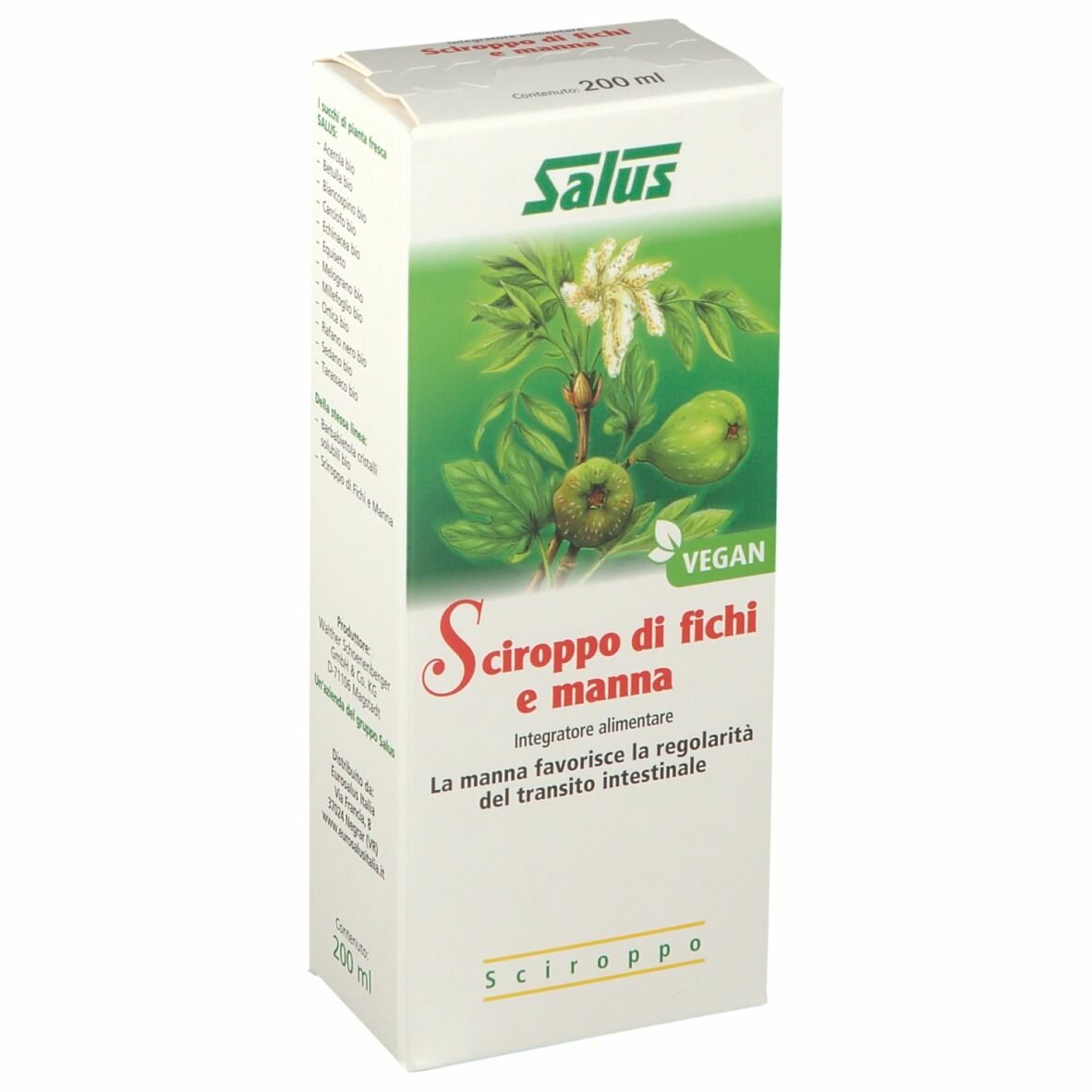 Sciroppo di fichi e manna 200 ml