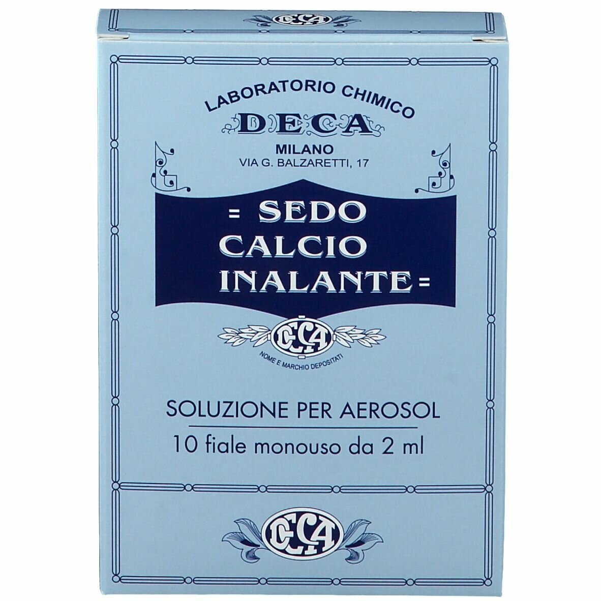 Sedo Calcio Inalante Aerosol e Doccia Nasale 10 fiale 2 ml