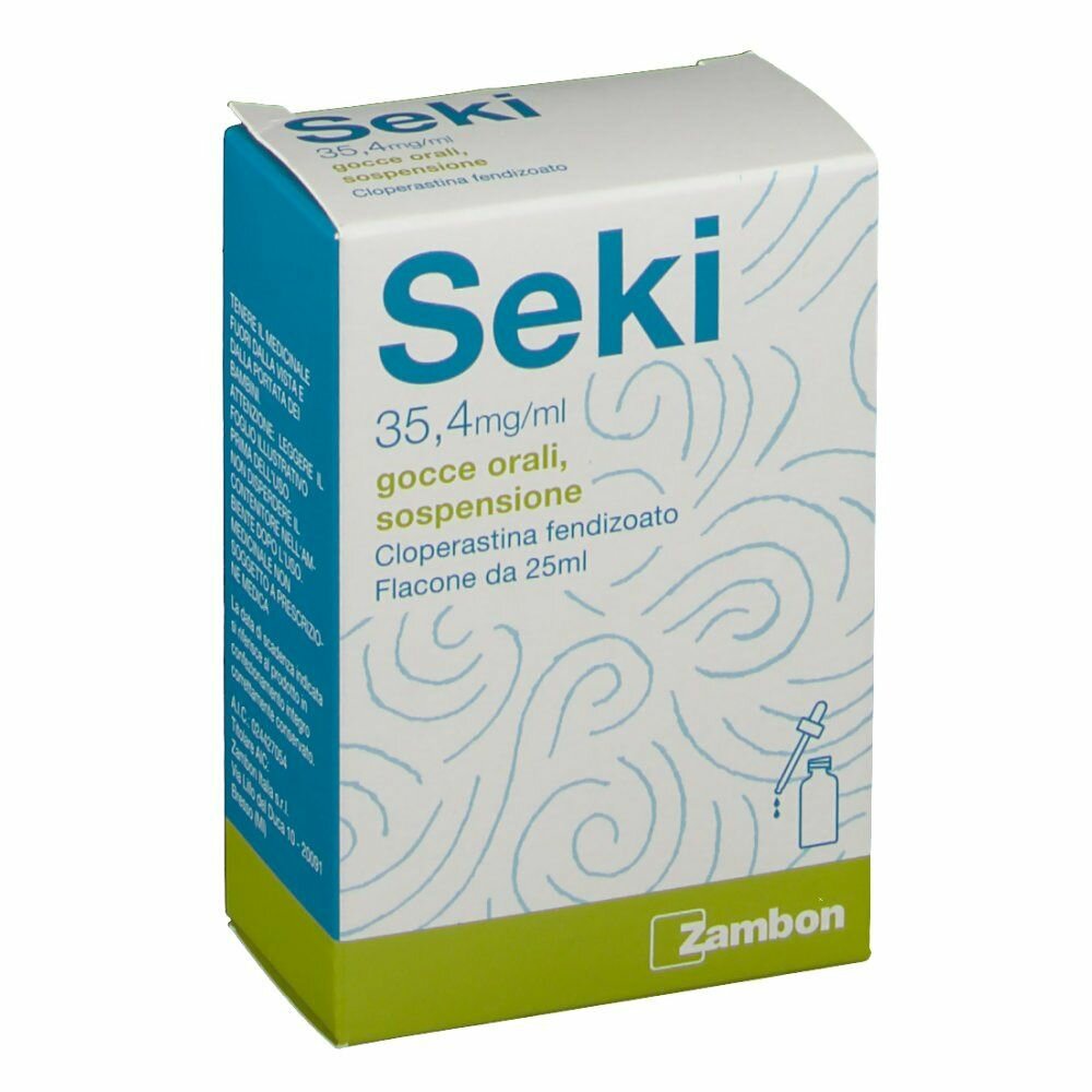Seki 3,5% Gocce Tosse Secca flacone 25 ml