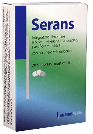 Serans Distensivo e Rilassante per Stress e Ansia 20 compresse