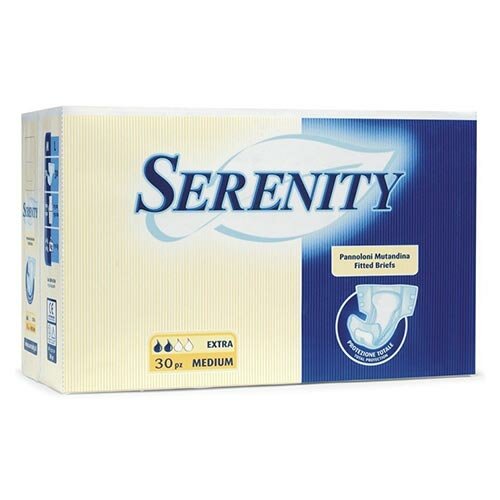 Serenity Classic Pannolone Mutanda Medium Extra 30 Pezzi