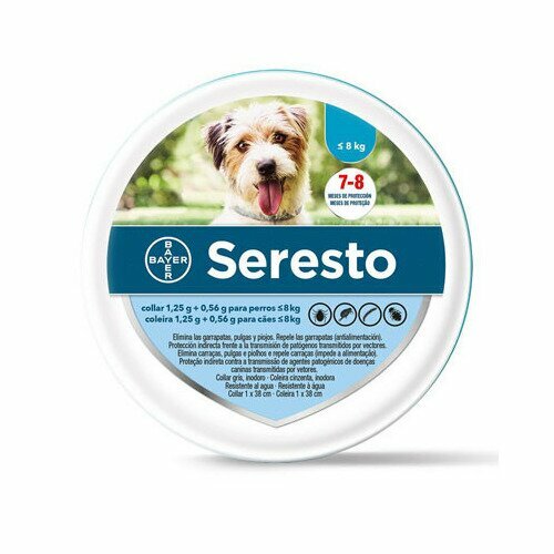 Seresto collare antiparassitario 12,5 g cani fino a 8 kg