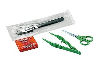 Set di strumenti sos monouso in plastica