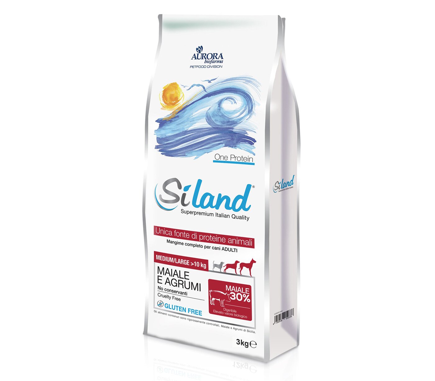 Siland adult medium/large maiale/agrumi 3 kg