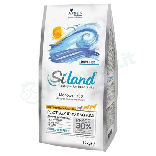 Siland diet adult medium/large pesce monoproteico crocchette12 kg