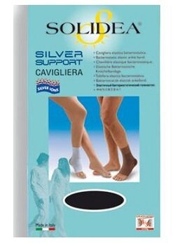 Silver support ankle cavigliera bianco ml