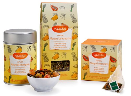 Silver tin mango e lemongrass 100 g