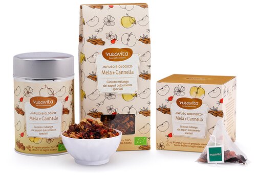 Silver tin mela e cannella bio 100 g