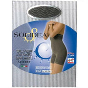 Silver wave high waist short pantaloncino nero vita alta a compressione media forte taglia 3ml