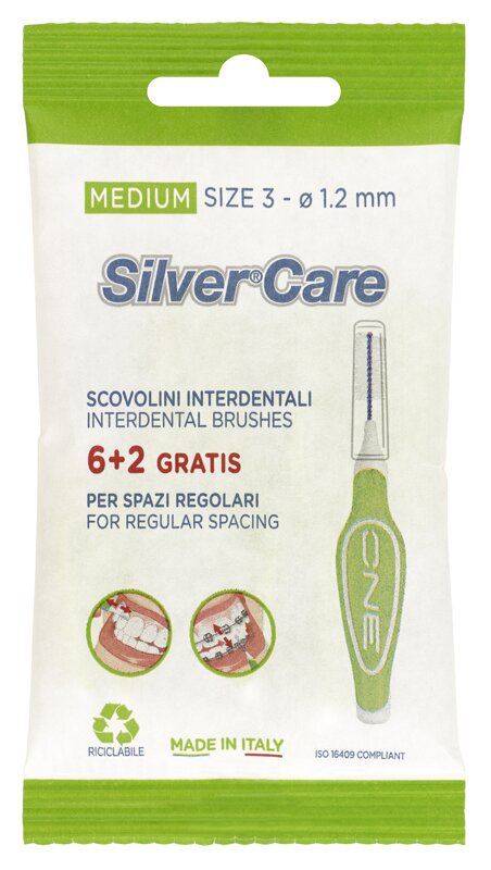 Silvercare scovolino interdentale one 8 medium size 3