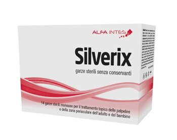 Silverix perioculare garza sterile monouso 14 pezzi
