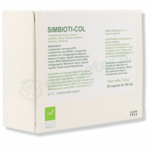 Simbioti-Col Integratore per la flora intestinale 80 capsule