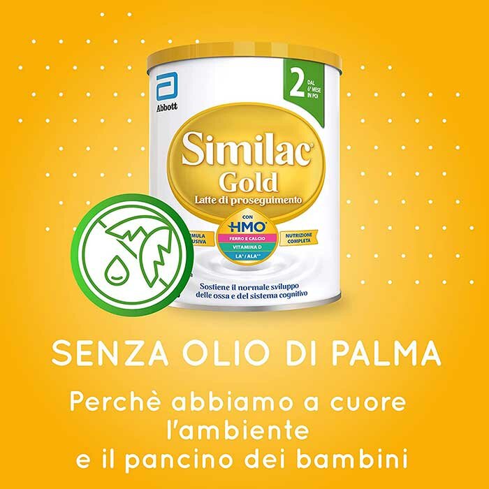 Similac Gold 2 Latte in Polvere per Neonati da 6 ai 12 Mesi 900g