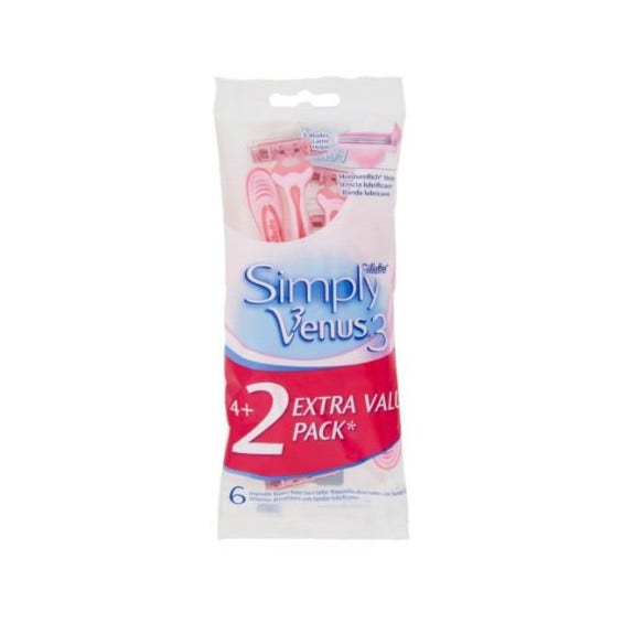 Gillette Simply  Venus 3 4 Pezzi + 2 Gratis
