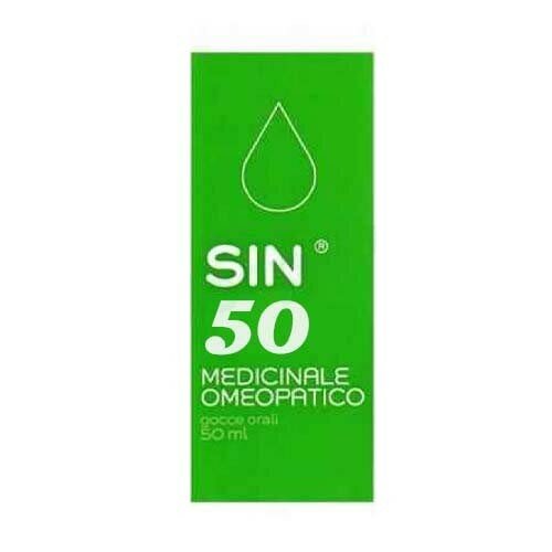 Sin 50 Medicinale Omeopatico Soluzione Orale Gocce 50 ml