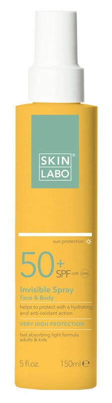 Skinlabo spray solare invisibile viso e corpo 150ml spf50+