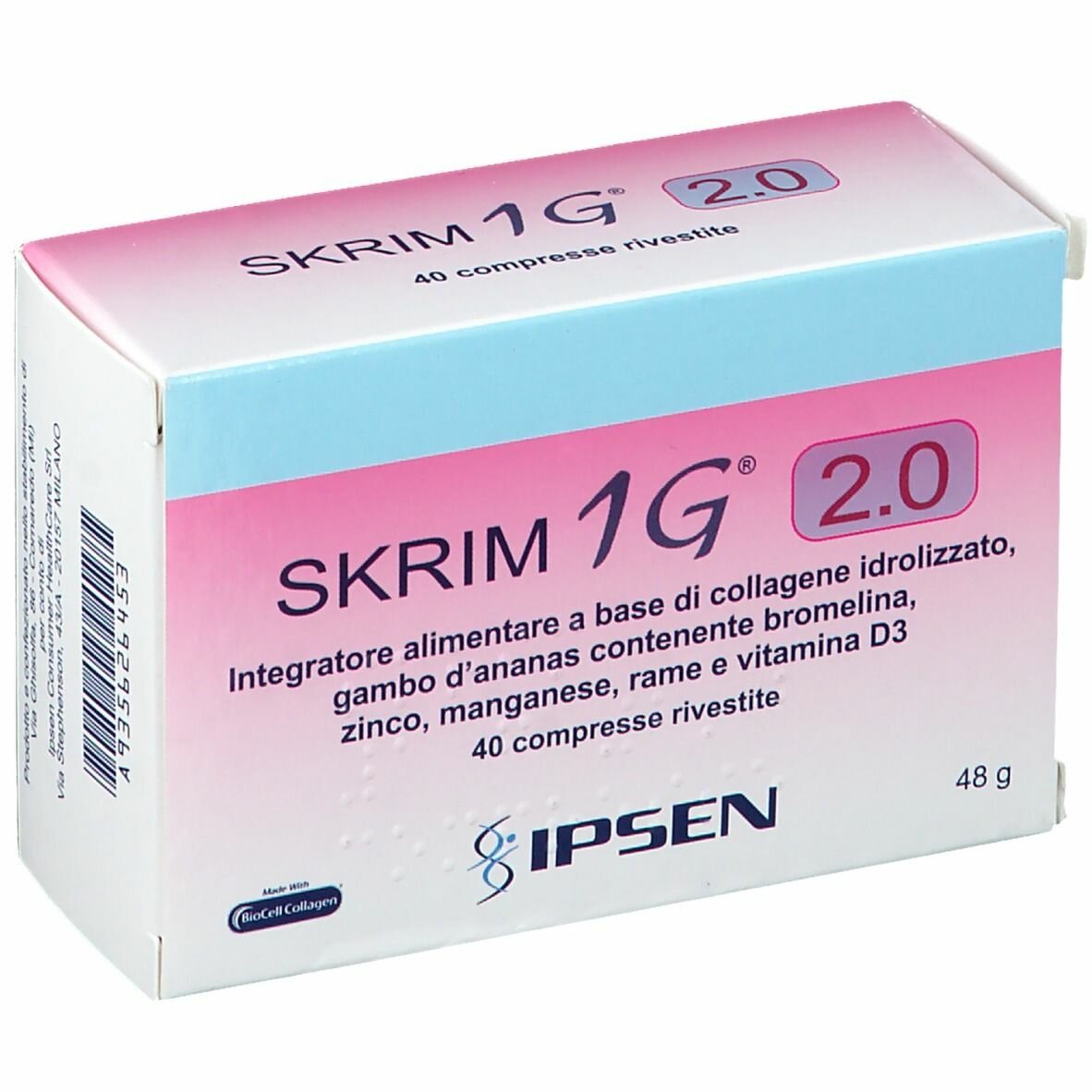 Skrim 1g 2,0 40 compresse
