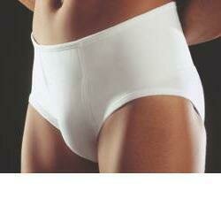 Slip uomo wellness 650 ernia forte bianco 65 cm