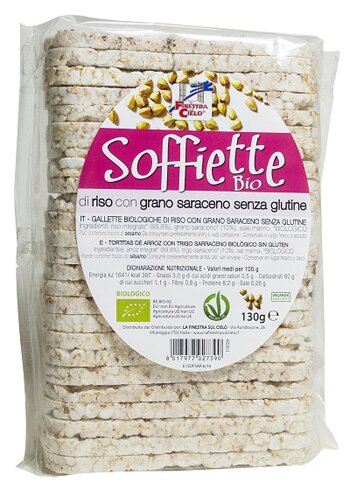Soffiette di riso con grano saraceno bio 130 g