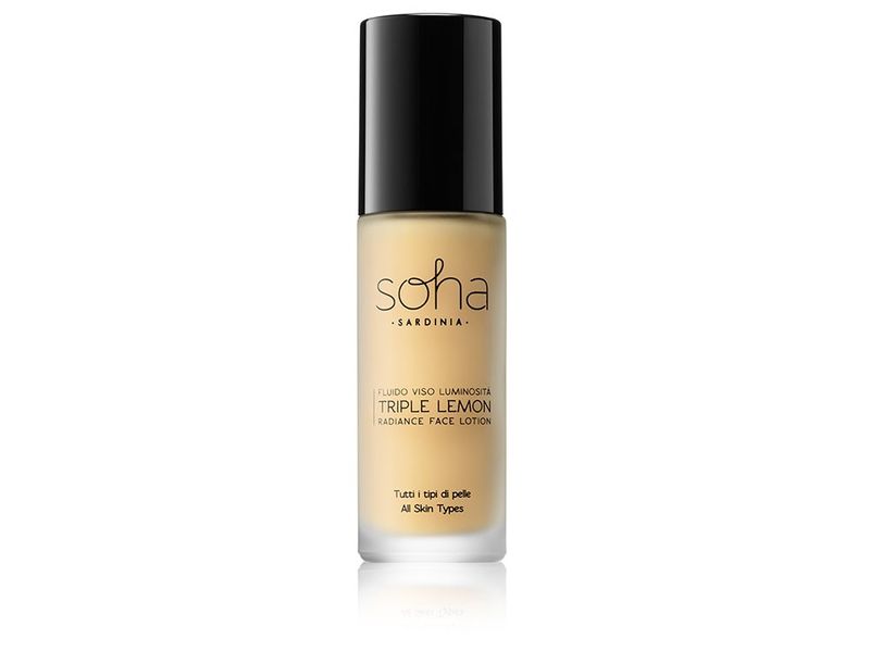 Soha fluido viso luminosita' triple lemon tutti i tipi di pelle 30 ml