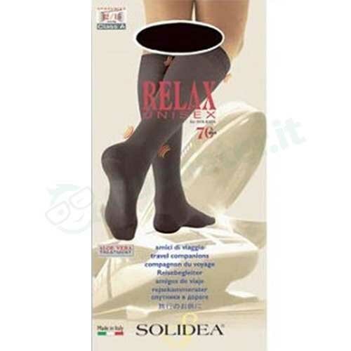 Solidea Relax 70 DEN Gambaletto Compressivo Colore Blu Taglia 3