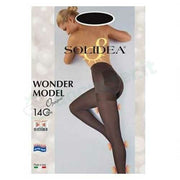 Solidea Wonderl Model Opaque 140 DEN Collant Compressivo Colore Nero Taglia 1