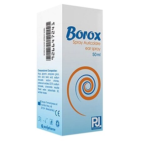 Soluzione auricolare borox 50 ml