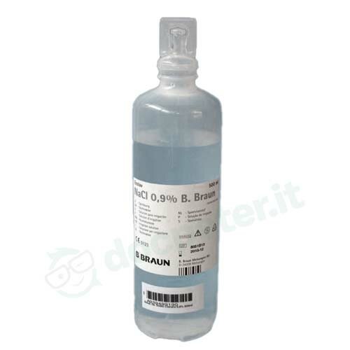 Soluzione Fisiologica 0,9% Sodio Cloruro non iniettabile 500ml 
