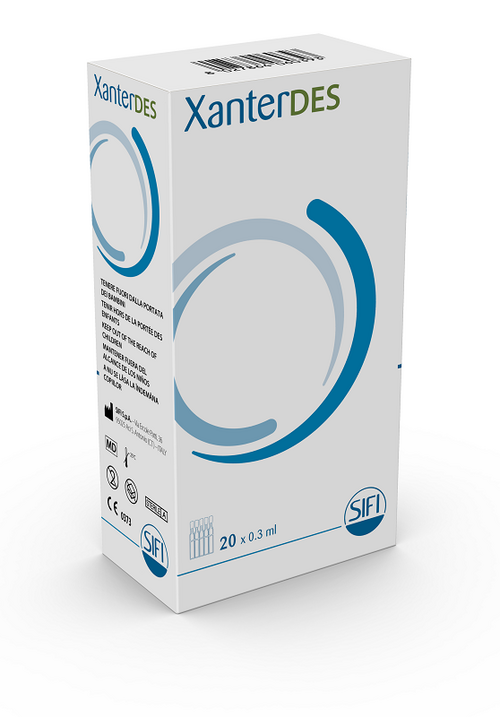 Soluzione oftalmica xanterdes soluzione 20 pezzi da 0,3 ml