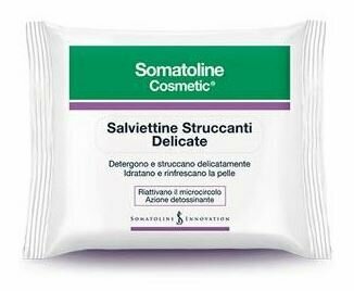 Somatoline cosmetic salviettine struccanti 20 pezzi