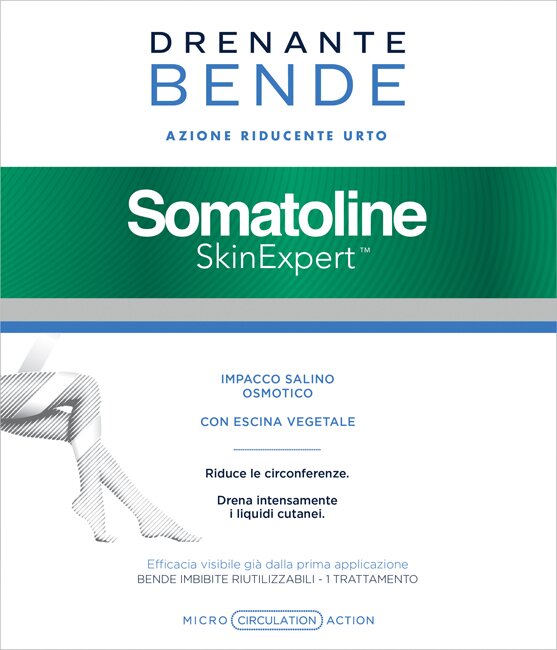 Somatoline skin expert bende snellenti drenanti starter kit