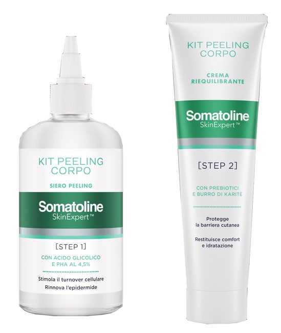 Somatoline skin expert kit peeling corpo gel 200ml + crema riequilibrante 100ml