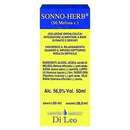 Sonno-herb composto s 6 melissa 50 ml