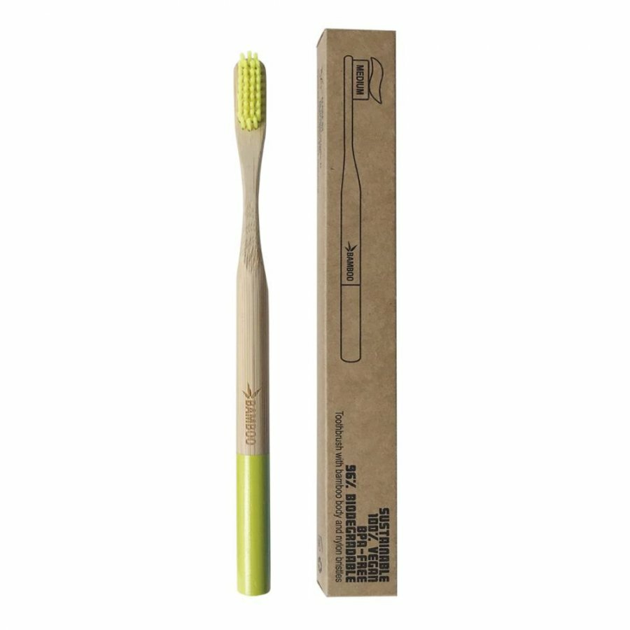 Spazzolino bamboo hard lime 1 pezzo