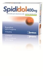 Spididol 400 mg antidolorifico granulato menta e anice 12 bustine