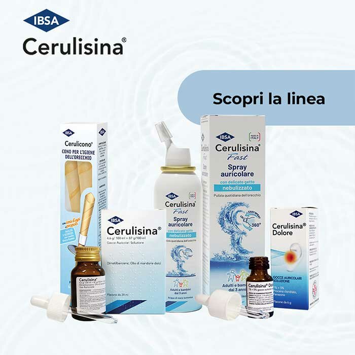 Spray auricolare cerulisina fast adulti e bambini