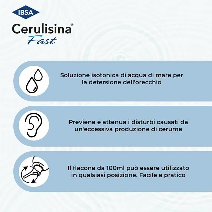 Spray auricolare cerulisina fast adulti e bambini