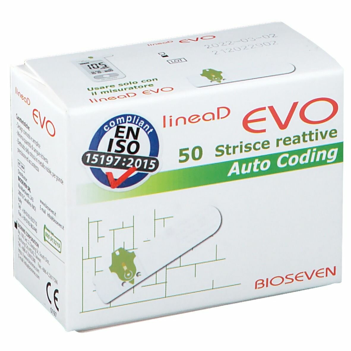 Strisce misurazione glicemia linea d evo 50 pezzi