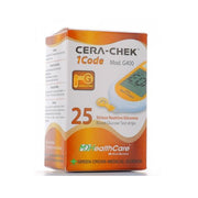 Strisce reattive autocontrollo glicemia cf cera-chek 1 code25 pezzi