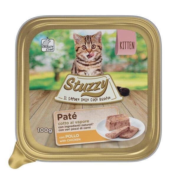 Stuzzy patÃ¨ di pollo per gattini 100g