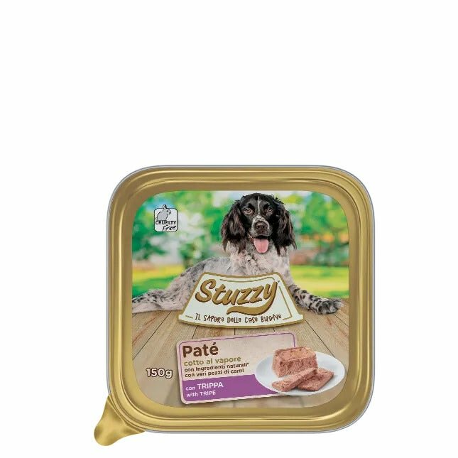 Stuzzy Paté Classico Con Trippa Per Cani Adulti Vaschetta 150g