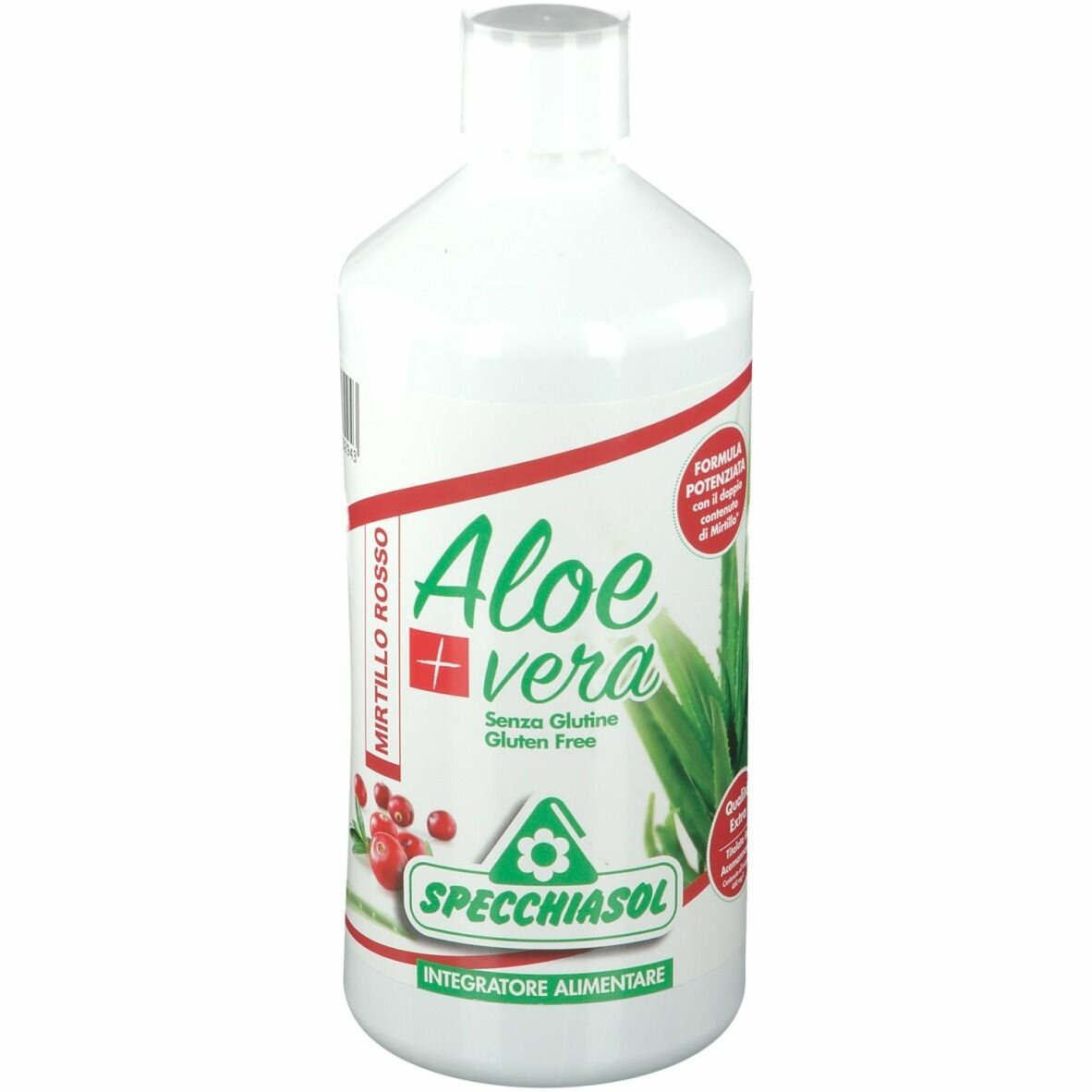 Succo aloevera+ aloe/mirtillo rosso 1 litro