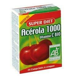 Superdiet acerola 1000 vitamina c bio 24 compresse