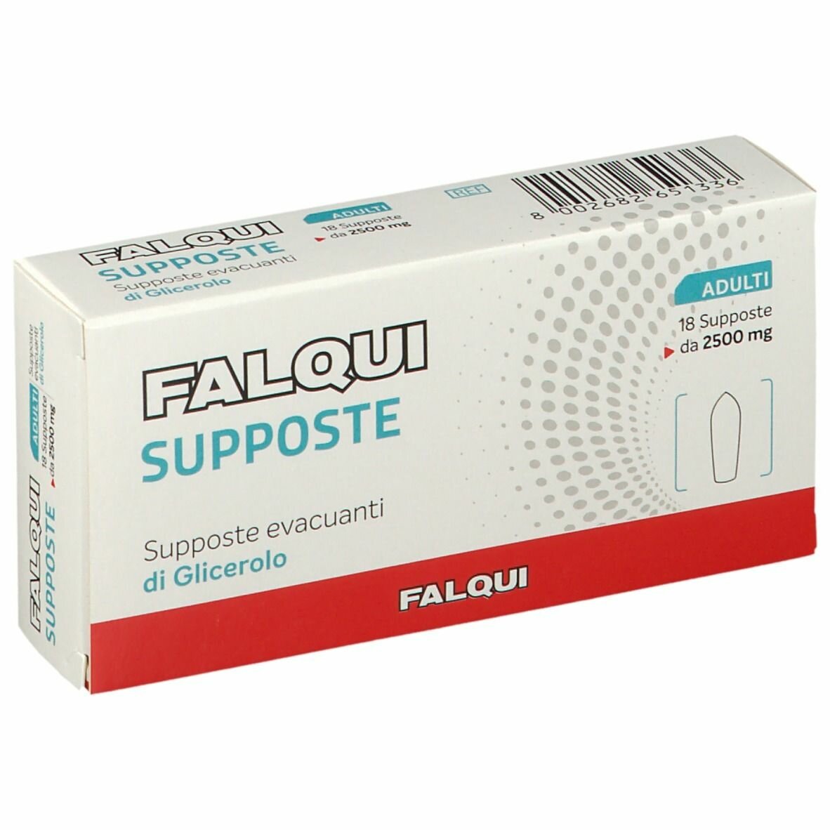 Supposte falqui 18 supposte con glicerina 2500mg adulti